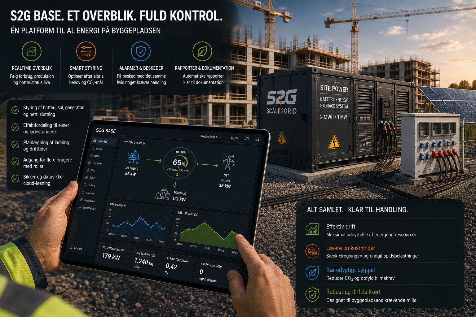 S2G Base – samlet drift